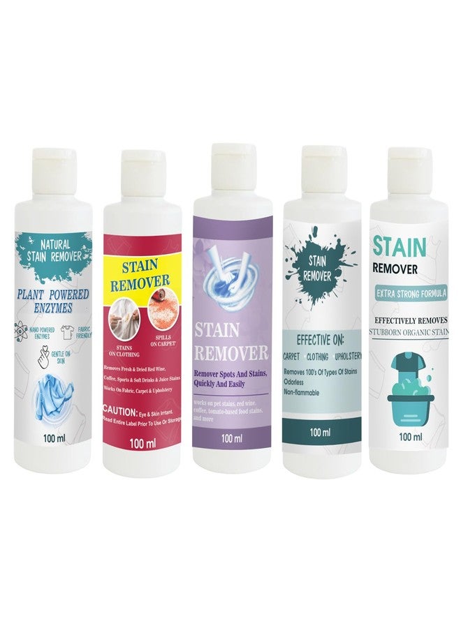 TOOVUS Stain Remover Combo Pack of Shirt, Red, Purple, Sky and Doll Stain Remover | Multi-Surface Cleaning Solution for Clothes, Fabrics, Upholstery (100 g Each) - Image 1